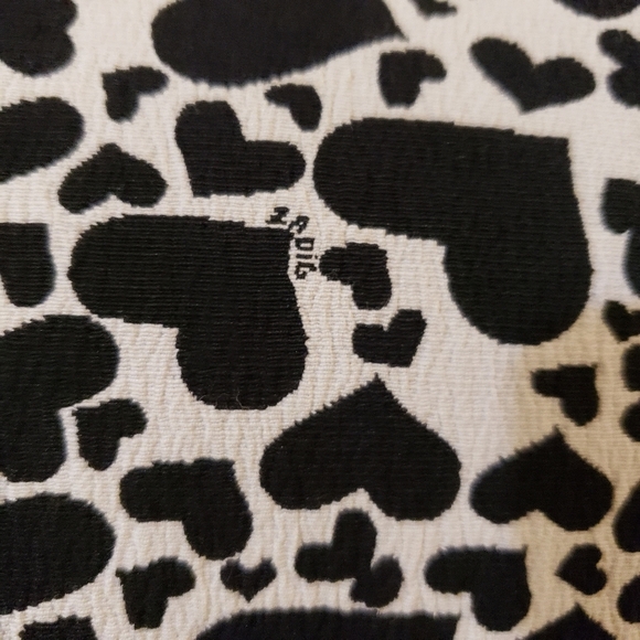 Zadig & Voltaire 🖤 Ivory & Black Heart Blazer - Size 36/US 6 - Picture 9 of 14